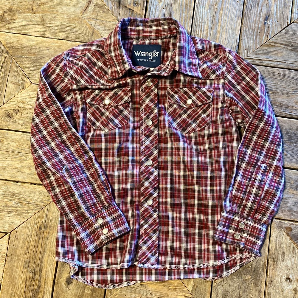 Wrangler pearl snap